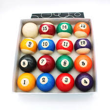Standard Pool Ball Set – 16 Balls