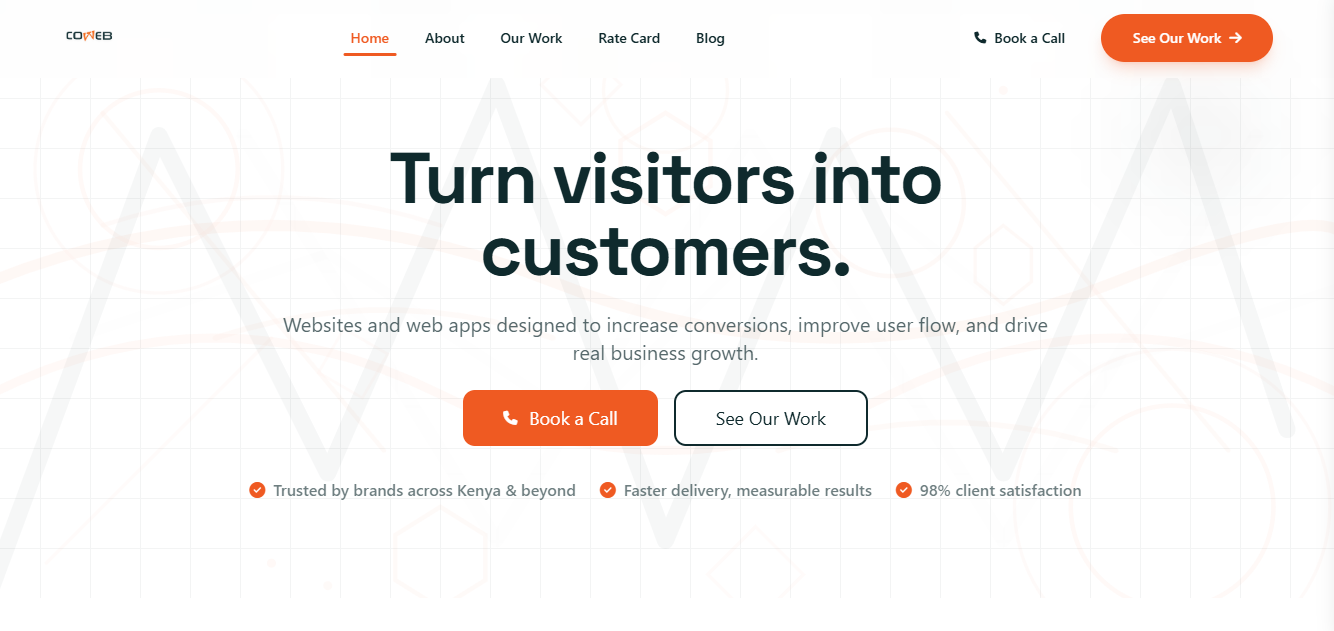 Coweblux Website Redesign and Conversion Optimization
